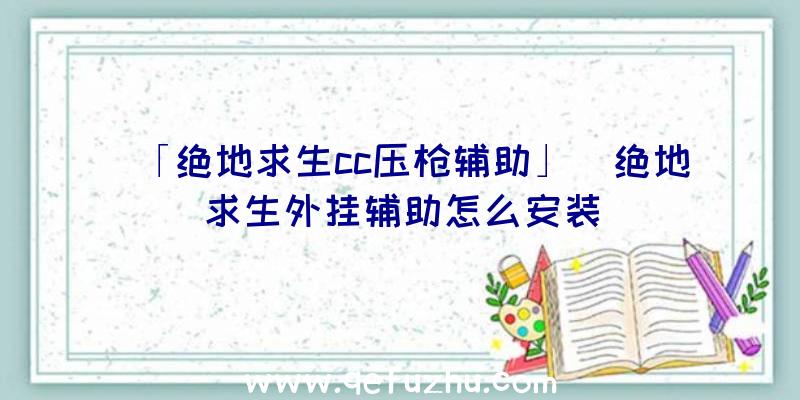 「绝地求生cc压枪辅助」|绝地求生外挂辅助怎么安装